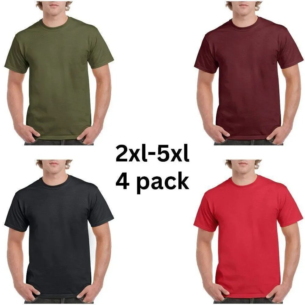 NEW 4 pack unisex/ men women shirt short sleeve 4 shirts great deal!